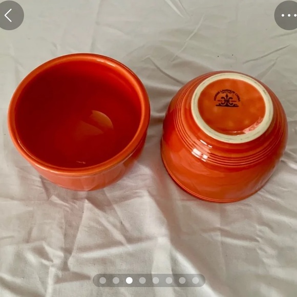 NEW Fiestaware Chili Bowls - RETIRED Persimmon Set of 2 - Picture 3 of 8